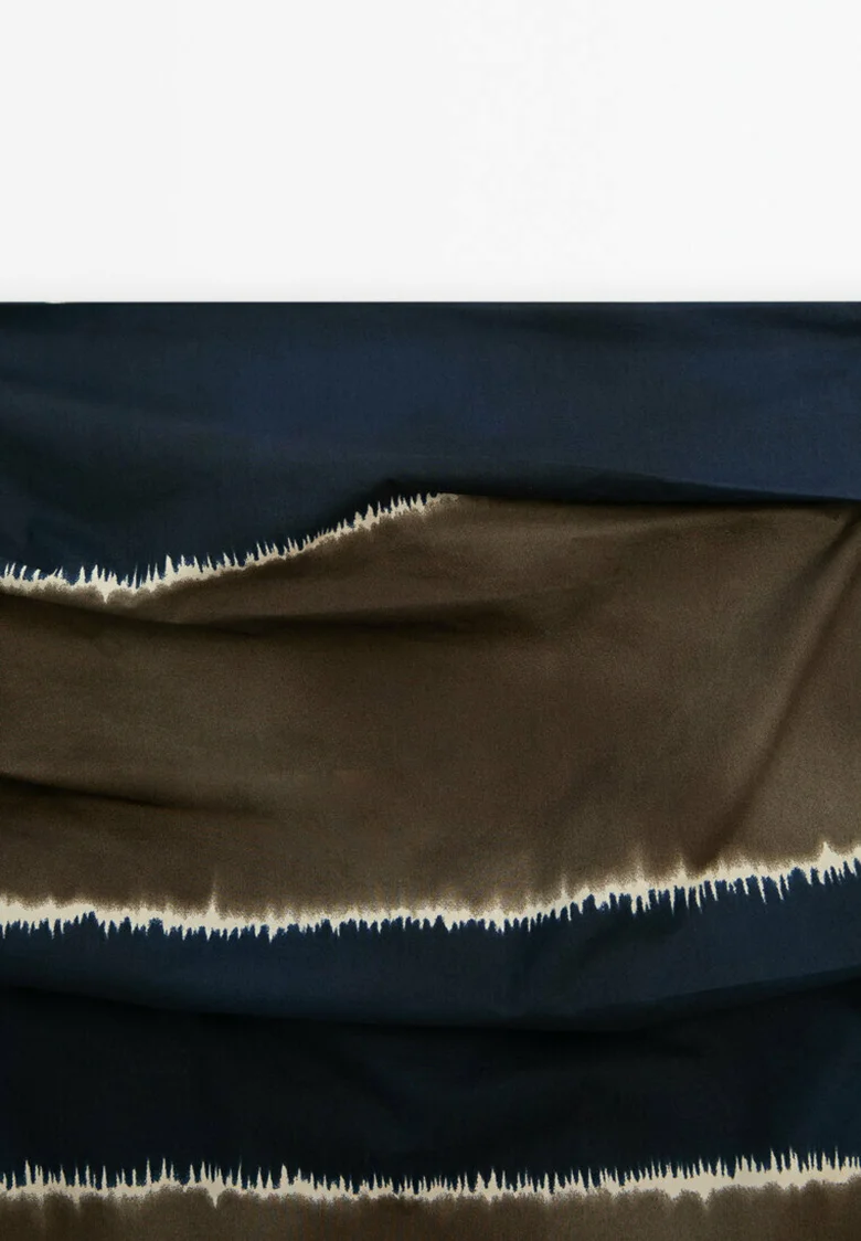 Massimo Dutti RAYAS DOBLE TONO - Falda Lápiz