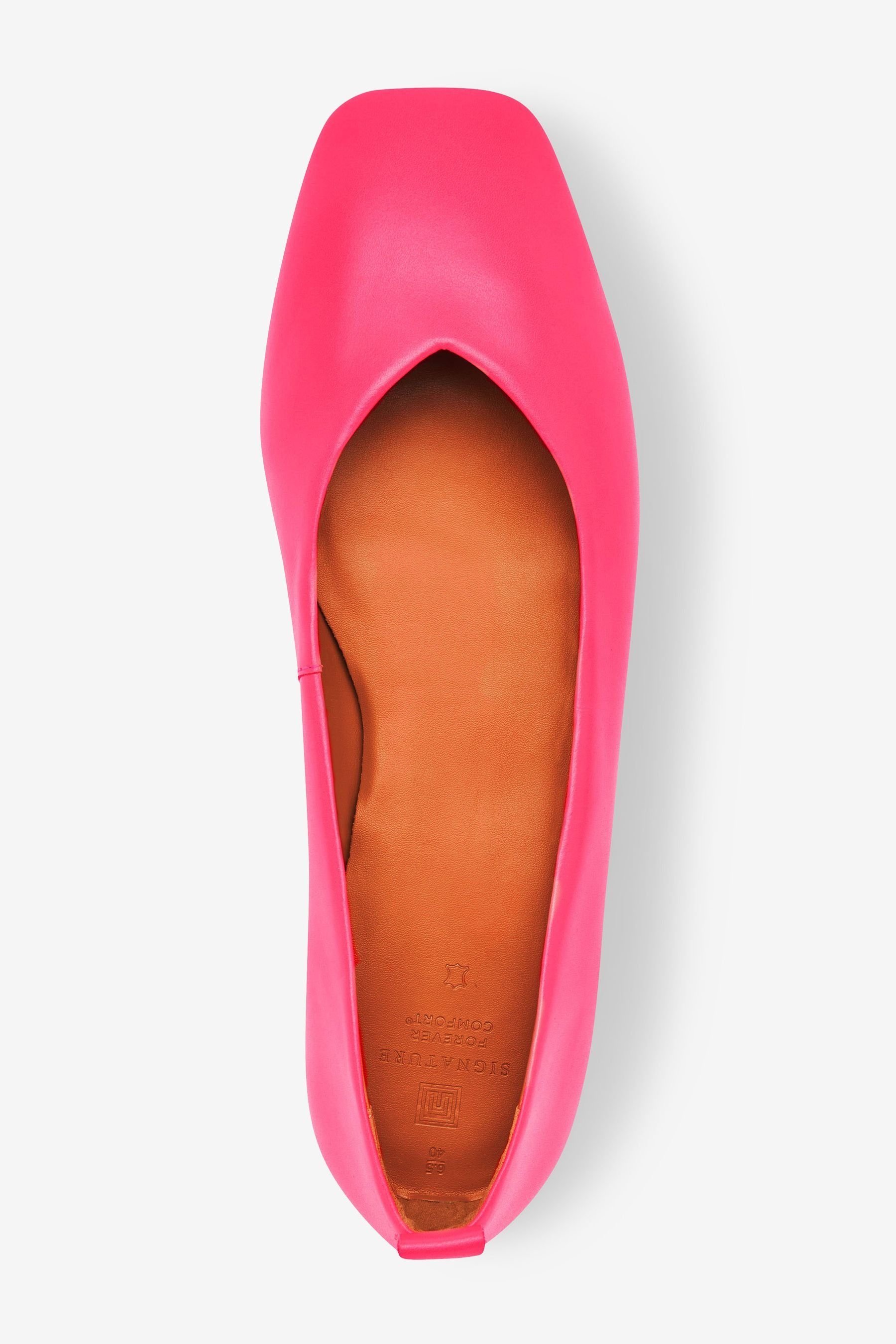Next Signature Hi Cut-Ballerinas aus Leder Ballerina (1-tlg)
