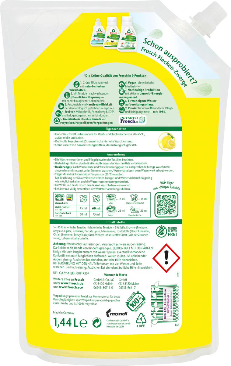 Vollwaschmittel flüssig Citrus, 24 Wl