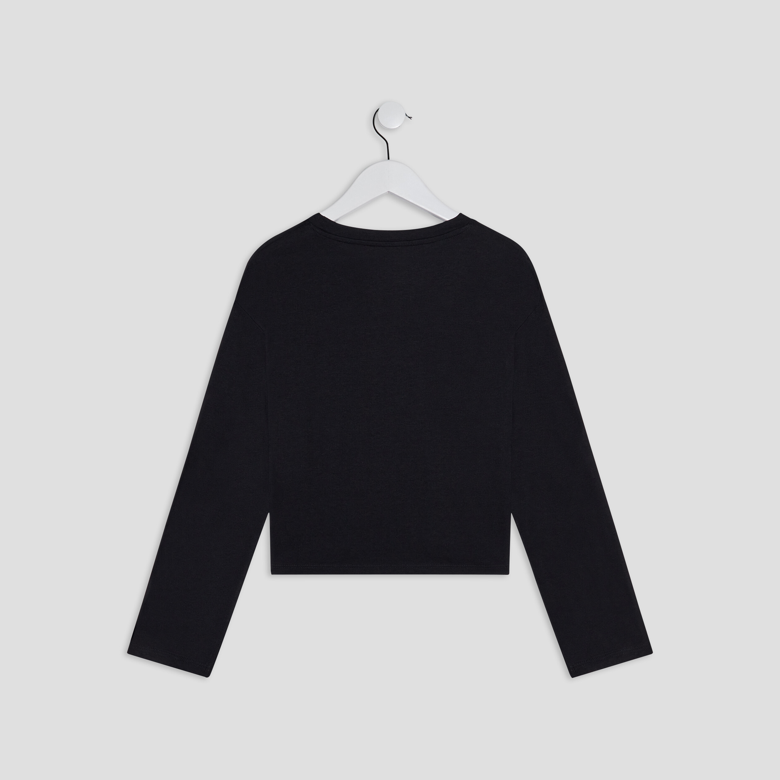 T-shirt court Liberto noir fille | La Halle