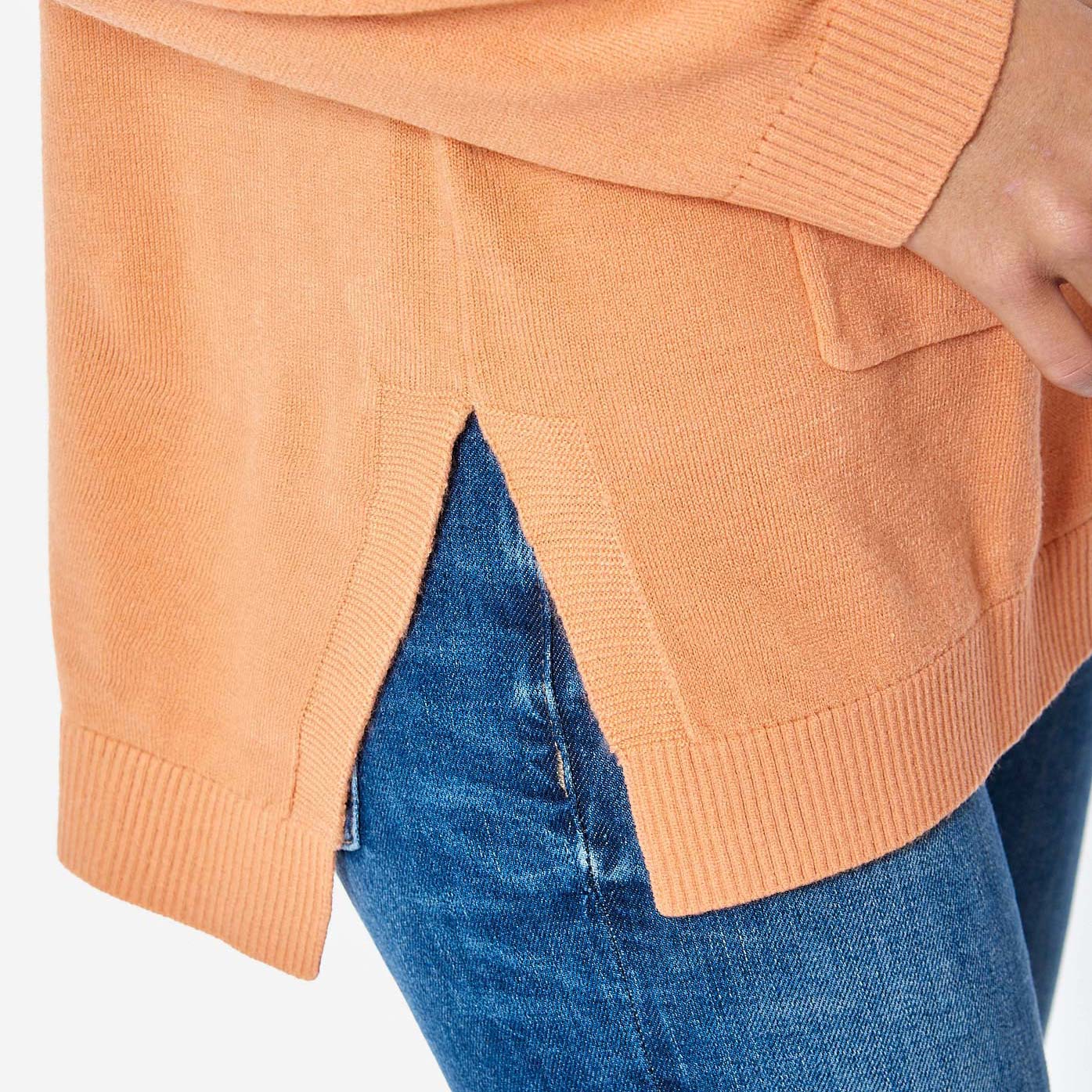 JILET  Gilet orange Femme
