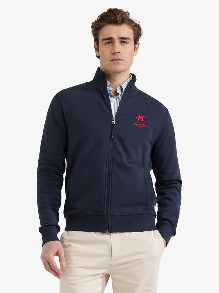 McGregor Sweatjacke in Dunkelblau günstig kaufen