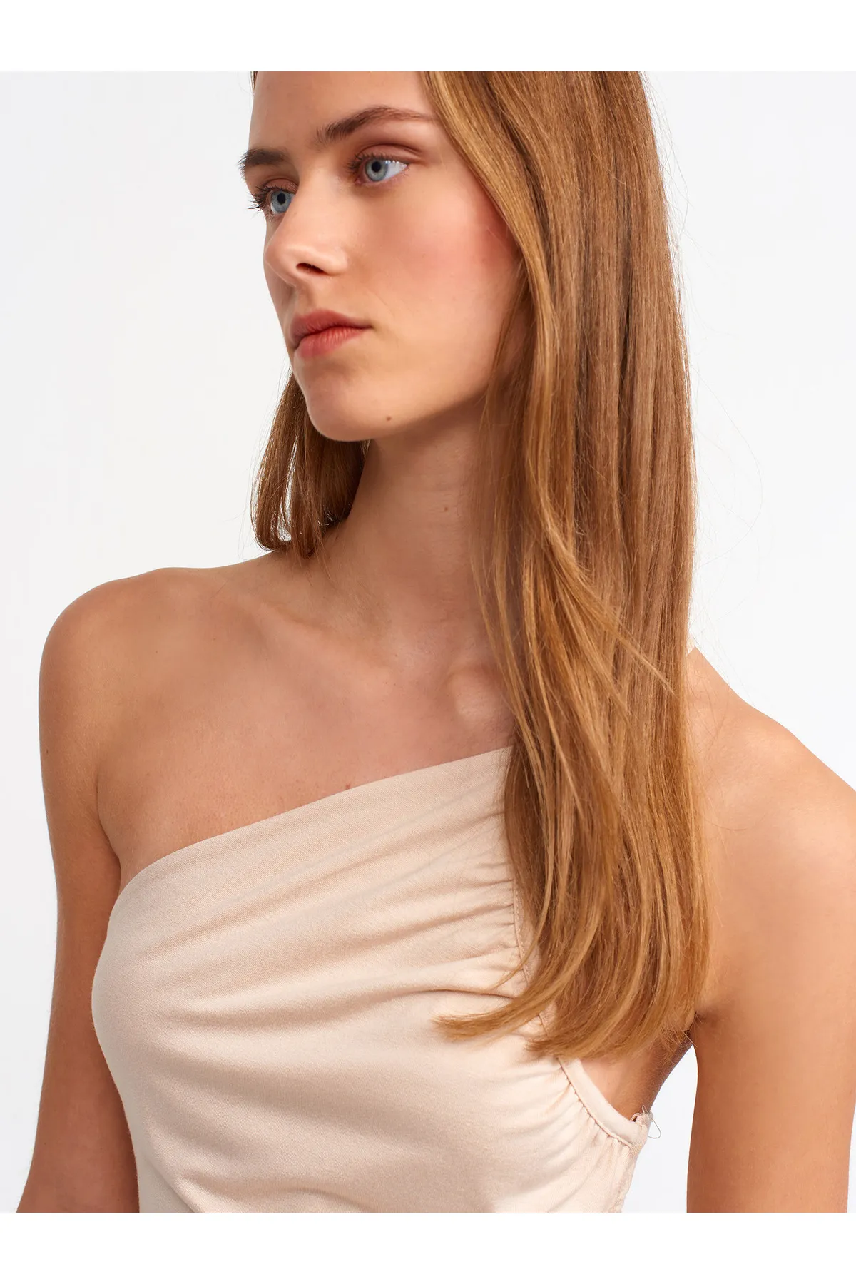 Dilvin  Kleid - Beige - A-Linie