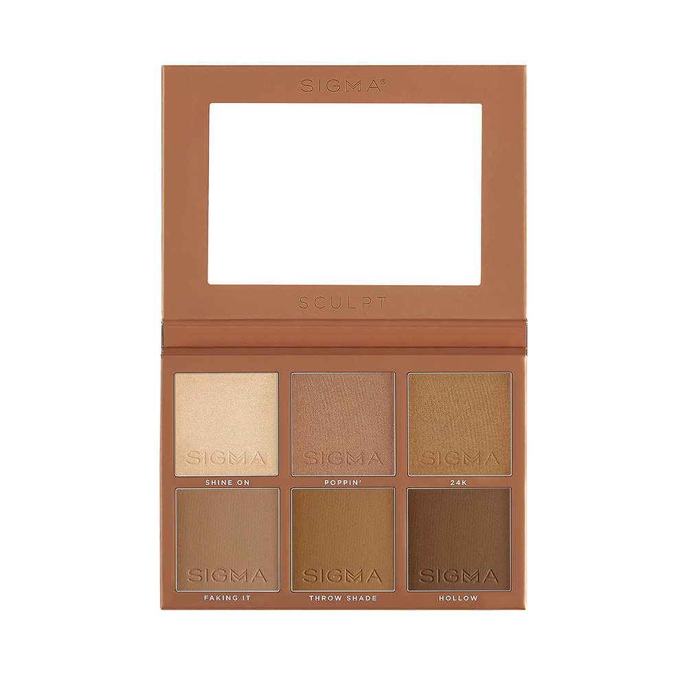 Sigma beauty Palette enlumineurs et contour Sculpt Enlumineurs et contour