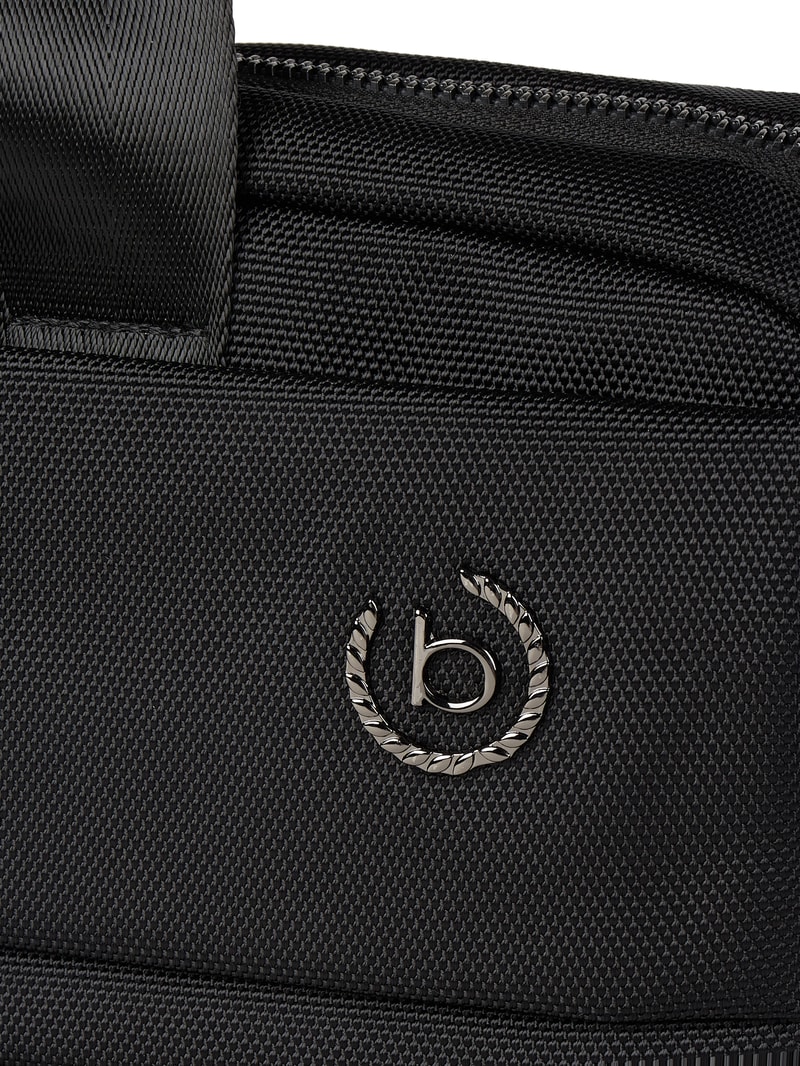 Laptoptasche mit abnehmbarem Schulterriemen in schwarz
