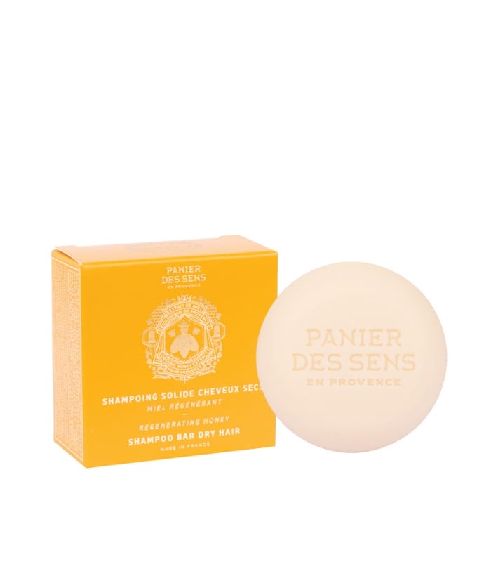 PANIER DES SENS-SHAMPOING SOLIDE CHEVEUX SECS-Miel Régénérant