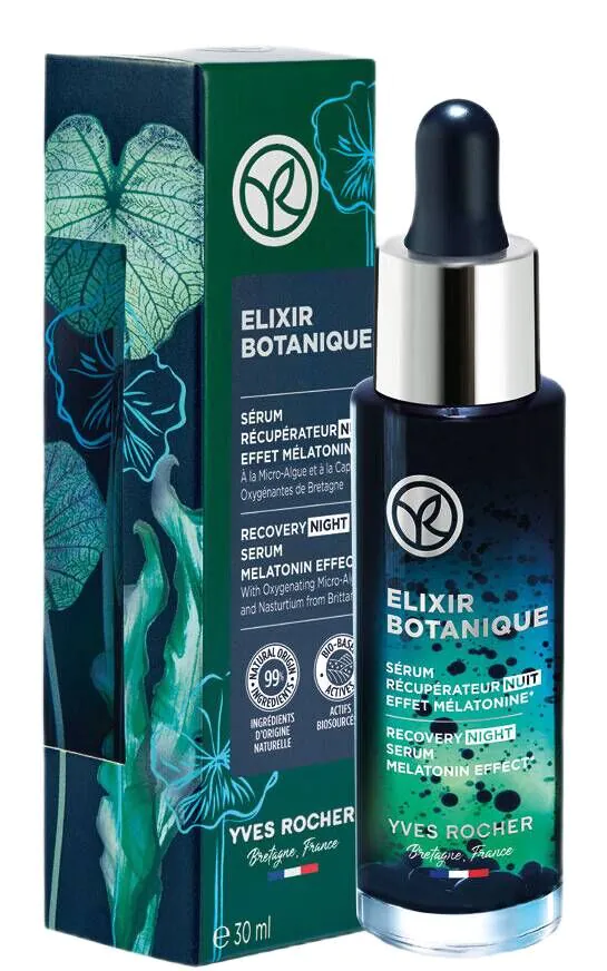 Yves Rocher Elixir Botanique Ορός Νύχτας με Αναζωογονητικό Φαινόμενο Μελατονίνης