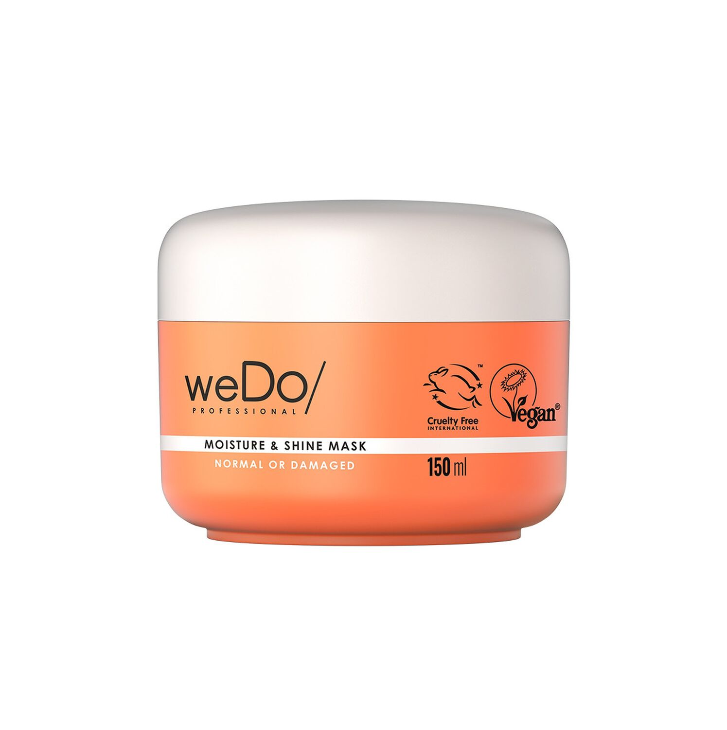 WeDo Masque cheveux Vegan Hydratation et Brillance - Cheveux Normaux et Abîmés