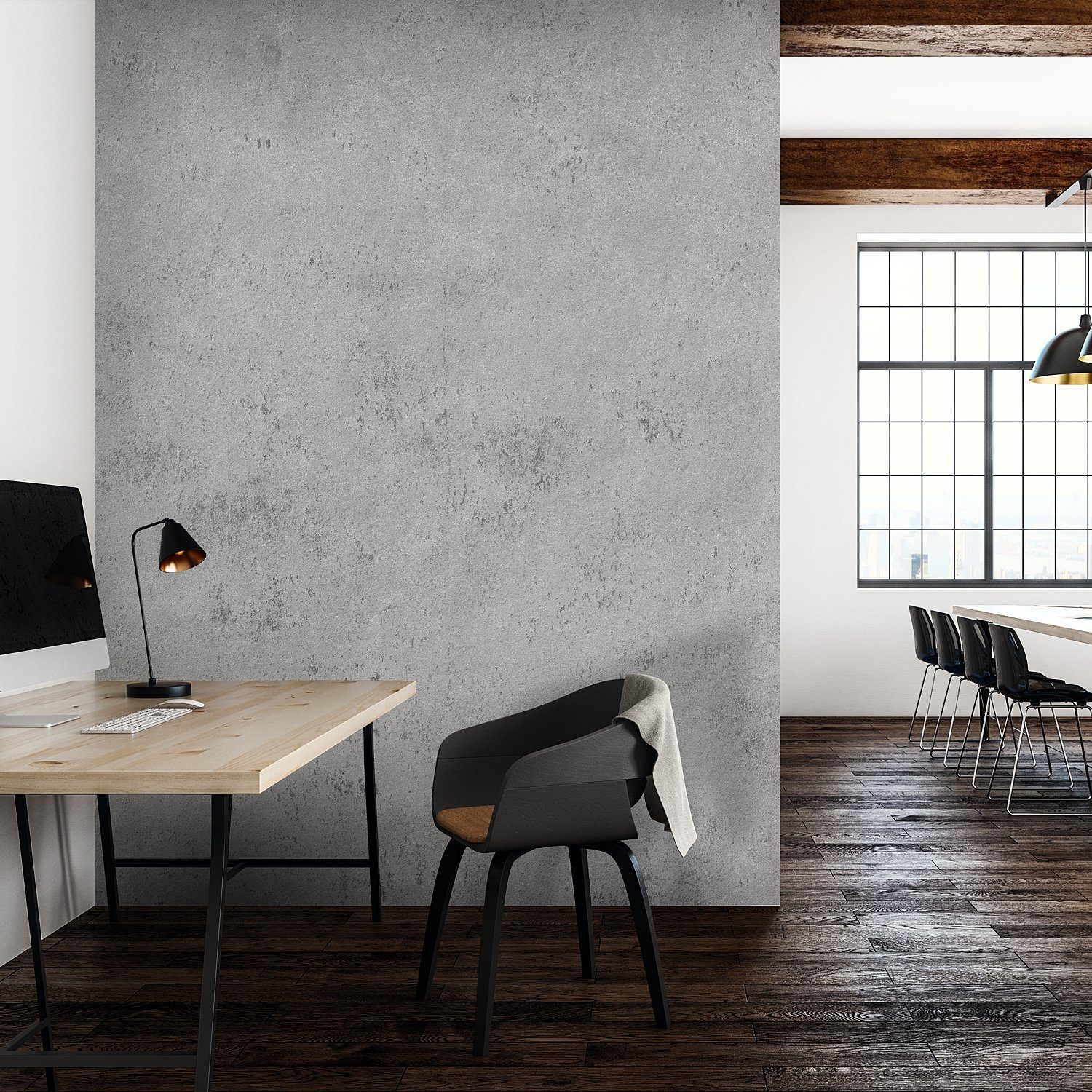 Schulte Badrückwand DecoDesign Dekor Stein Grau-hell, (1-tlg), Wandverkleidung, fugenloser Fliesenersatz, Duschrückwand
