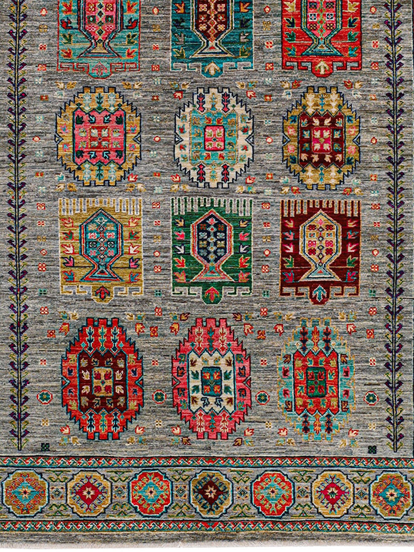 Kazak Ghazni ca. 154 x 214 cm, Unikat / Einzelstück