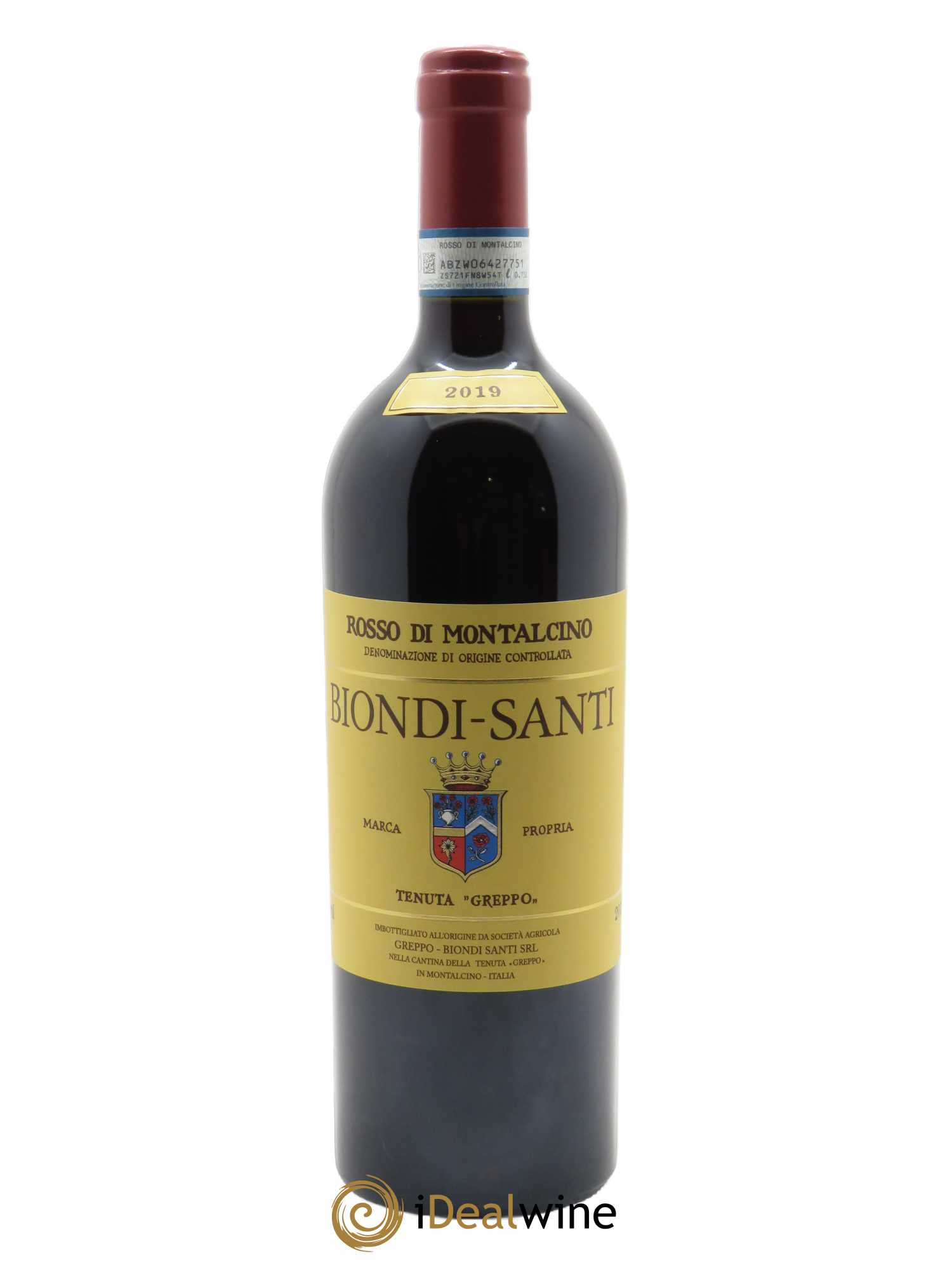Rosso di Montalcino DOC Biondi-Santi Tenuta Greppo  2019 - Lot de 1 Bouteille