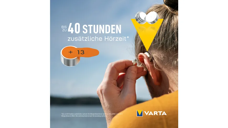 VARTA Hearing Aid Batteries 13 Blister 6er