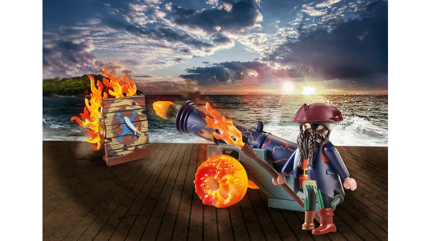 PLAYMOBIL 71189 - Pirates - Pirat mit Kanone