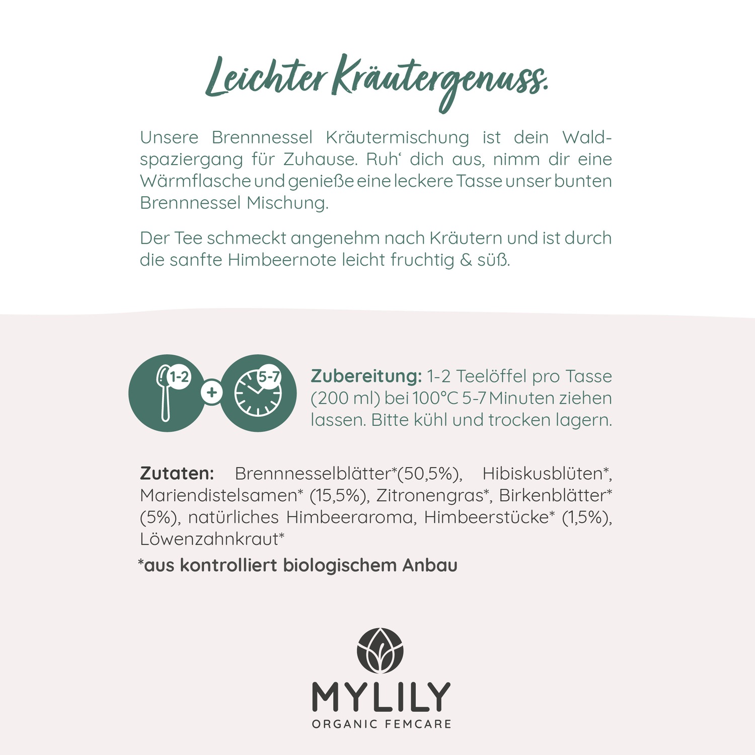 Brennnesselmischung | loser Bio-Kräutertee 45 g
