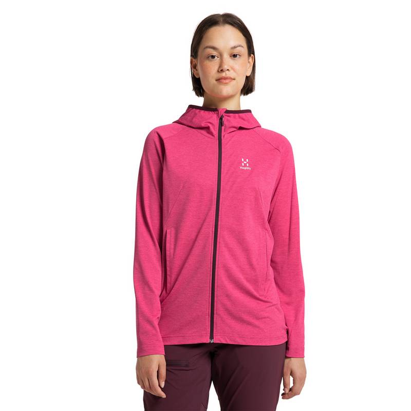 Haglöfs Mirre Mid Hood Fleecejacke Damen