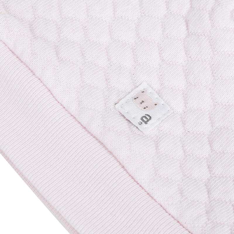 Bonnet oreilles d'ours matelassé rose naissance Absorba
