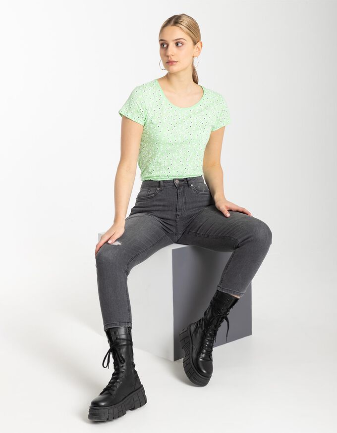 Damen T-Shirt - Florales Muster