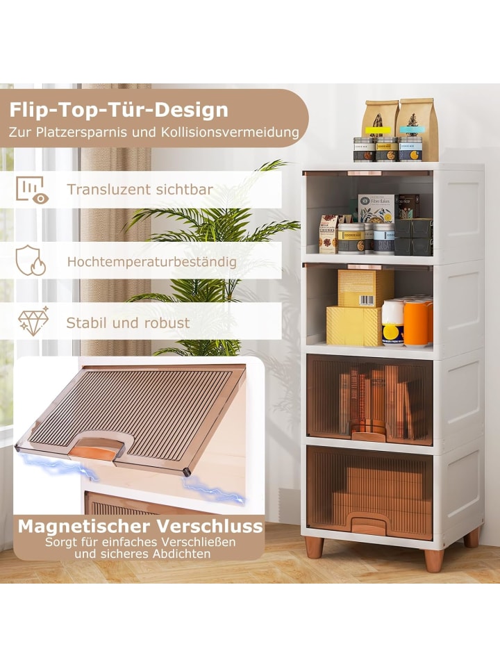 COSTWAY Aufbewahrungsbox 150 L in Weiß günstig kaufen onesize