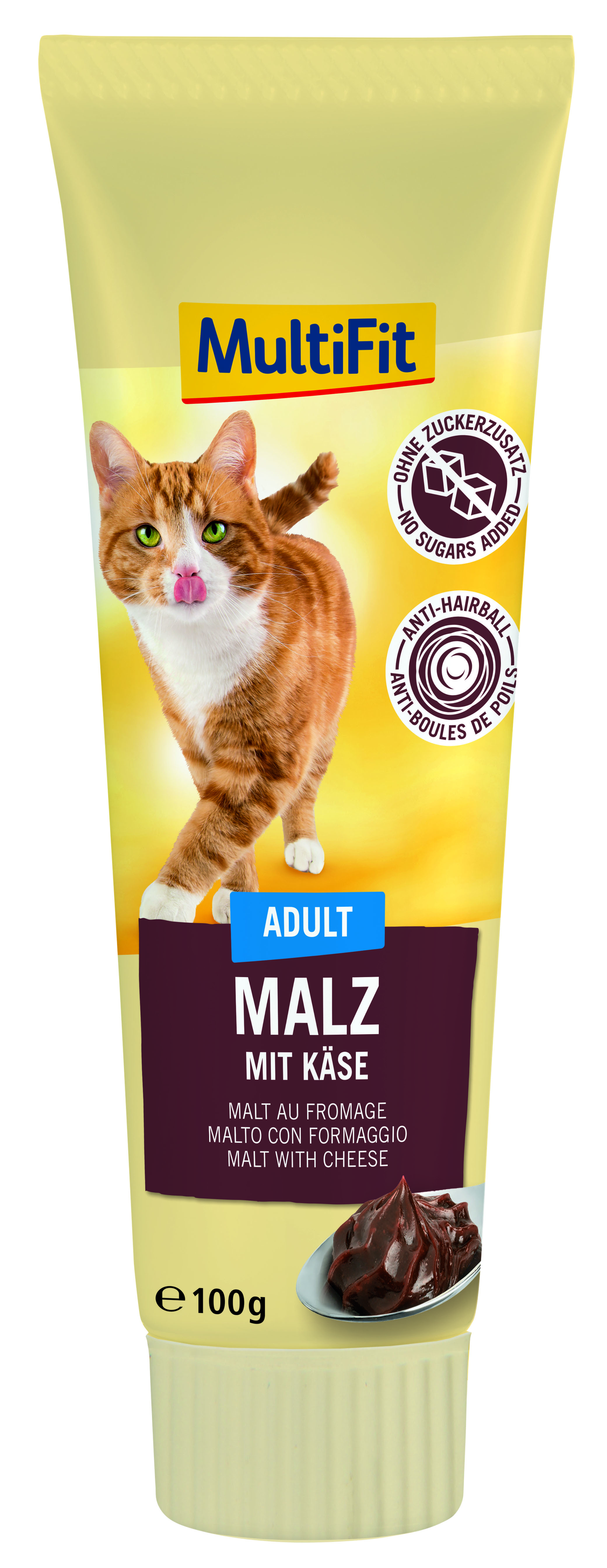 MultiFit Snacks MultiFit Paste 3x100g Malzpaste mit Käse