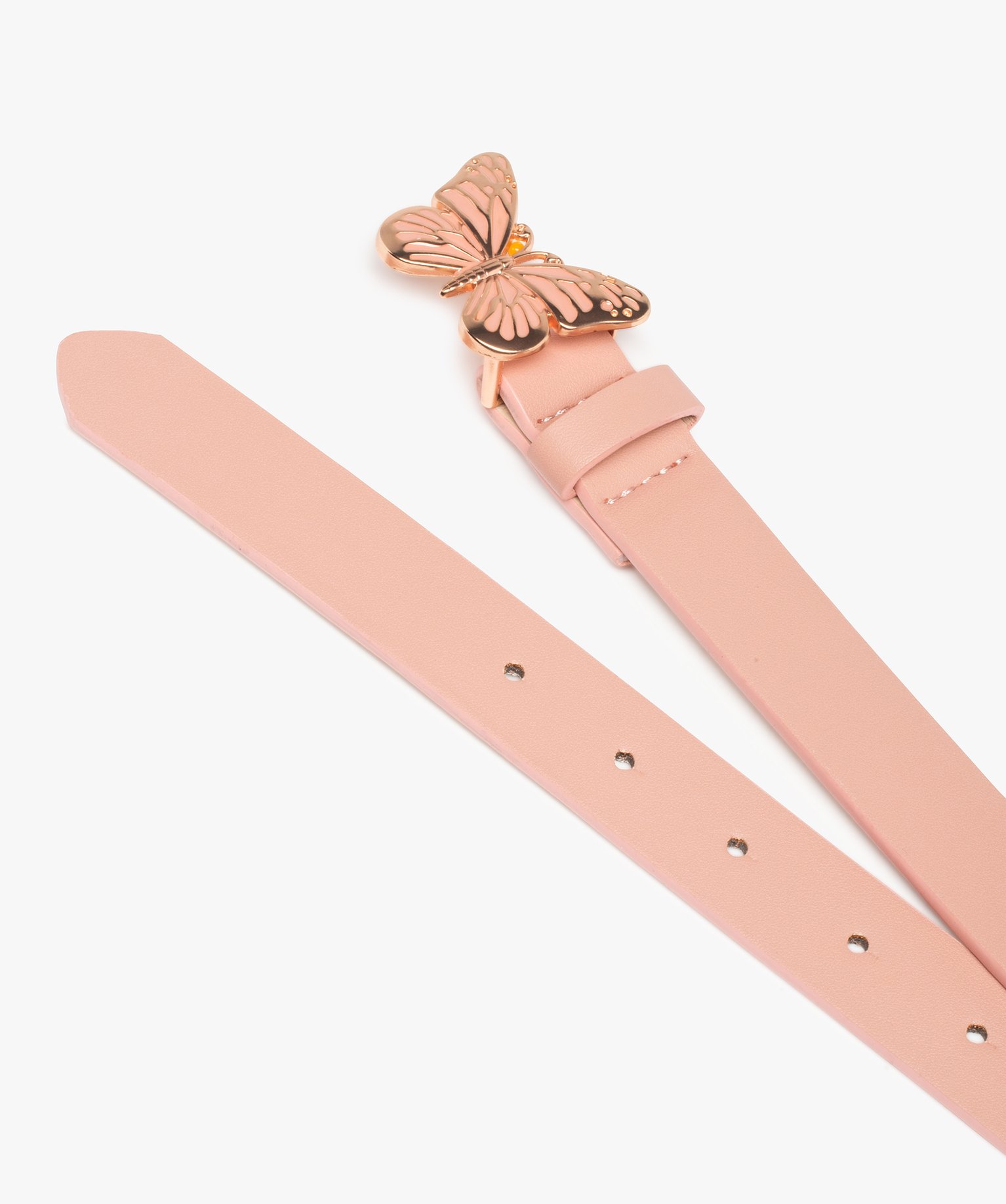 Ceinture fermée par boucle papillon fille rose | GEMO