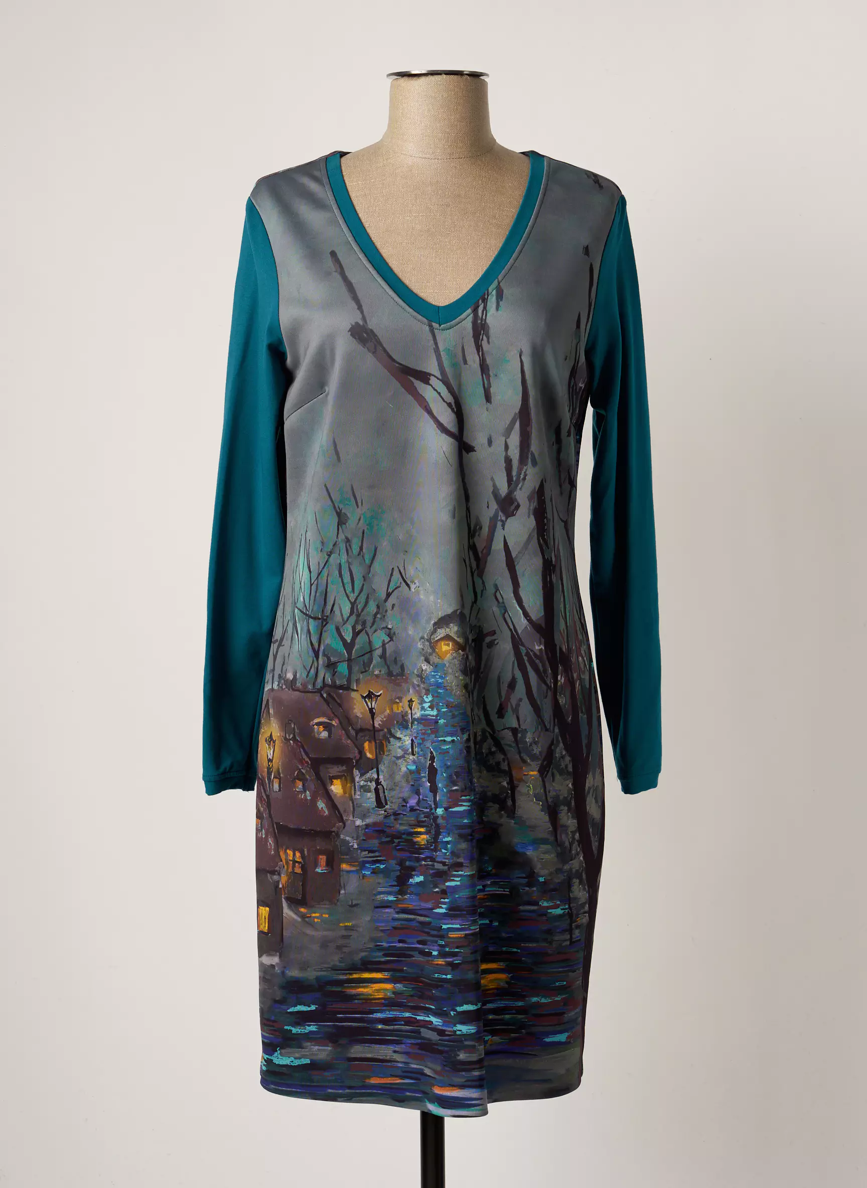 Paul Brial Robes Mi Longues Femme couleur bleu