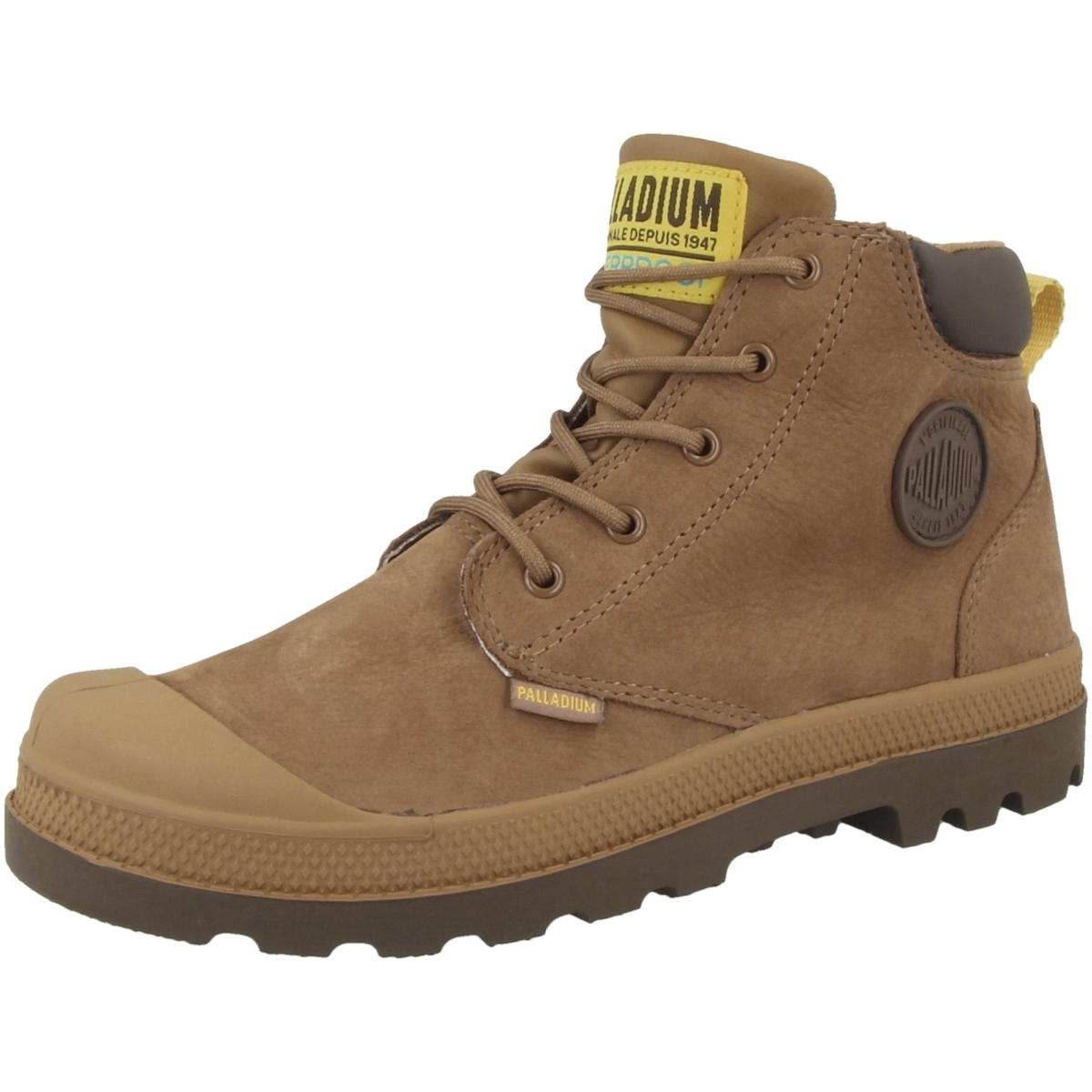 Palladium Pampa Hi Cuff WP OZ Schnürboots braun