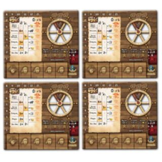 Tiny Epic Pirates Player Mat Sets (4)