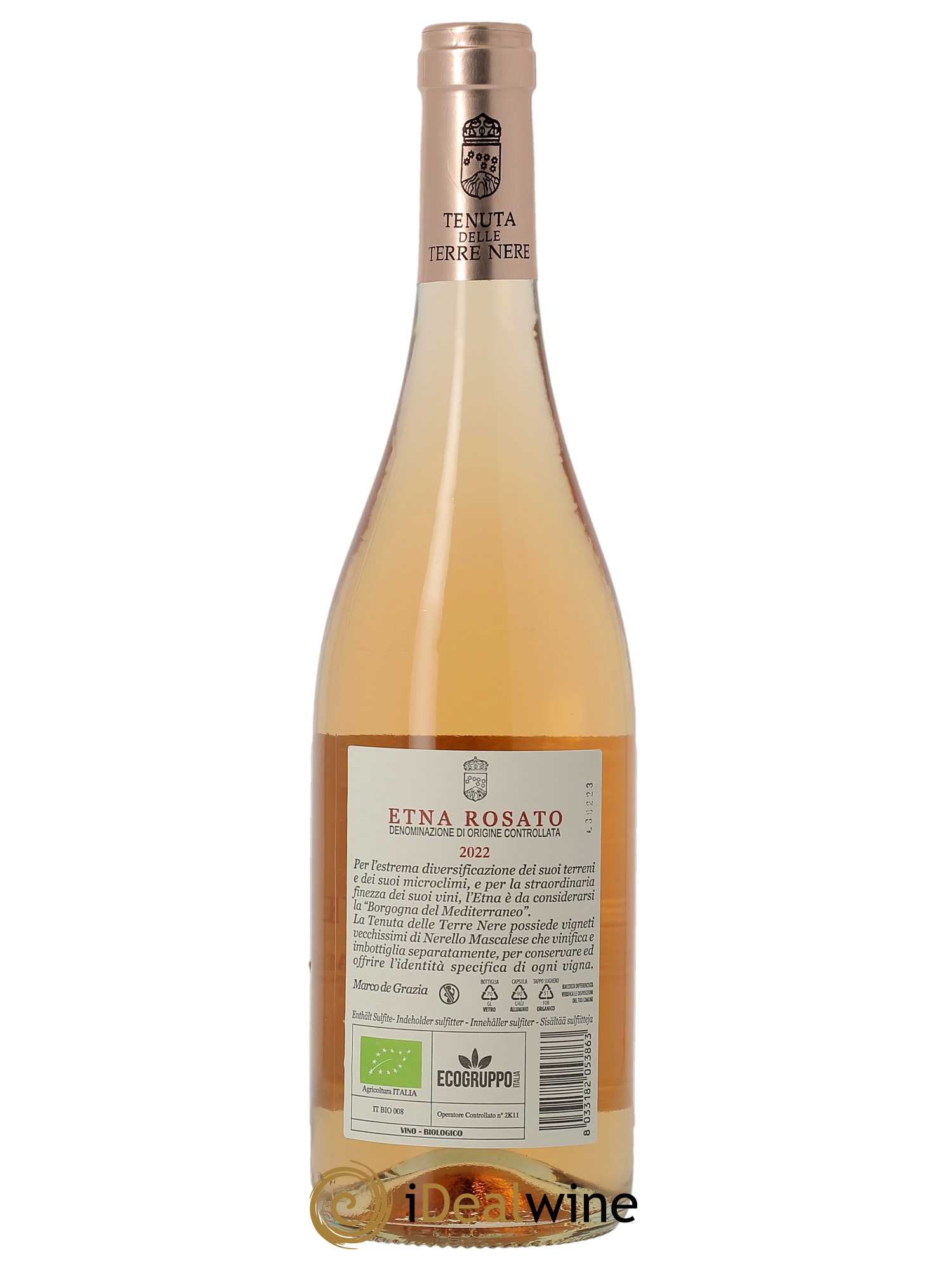 Etna Rosato DOC Tenuta delle Terre Nere  2022 - Lot de 1 Bouteille