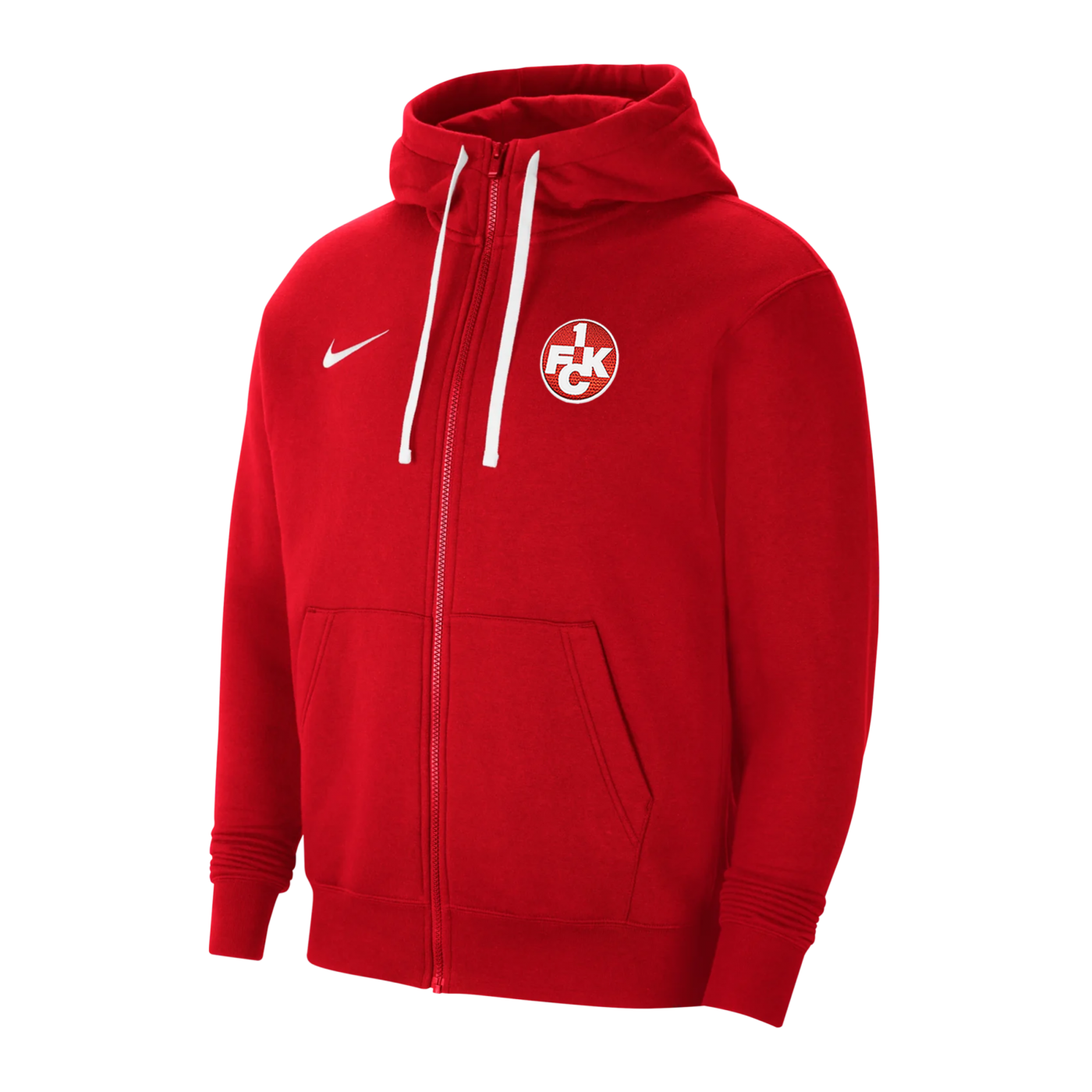 Nike 1.FC Kaiserslautern Fleece Kapuzenjacke Rot F657