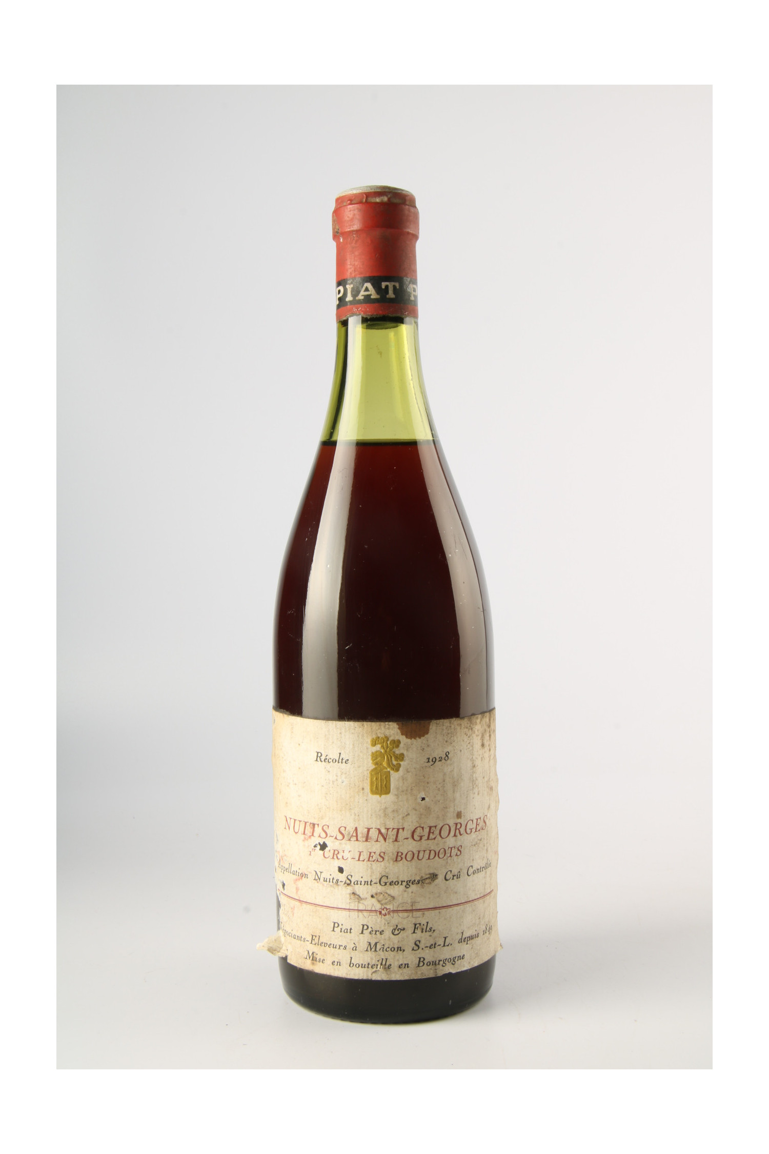 Piat Les Boudots 1928, Nuits Saint Georges