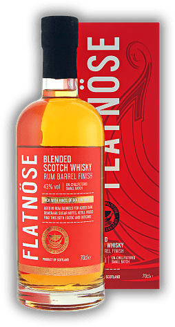Flatnöse Peated Blended Scotch Whisky Rum Cask Finish Flatnöse Peated Blended Scotch Whisky Rum Cask Finish  0,7	 Liter - Vol 43%