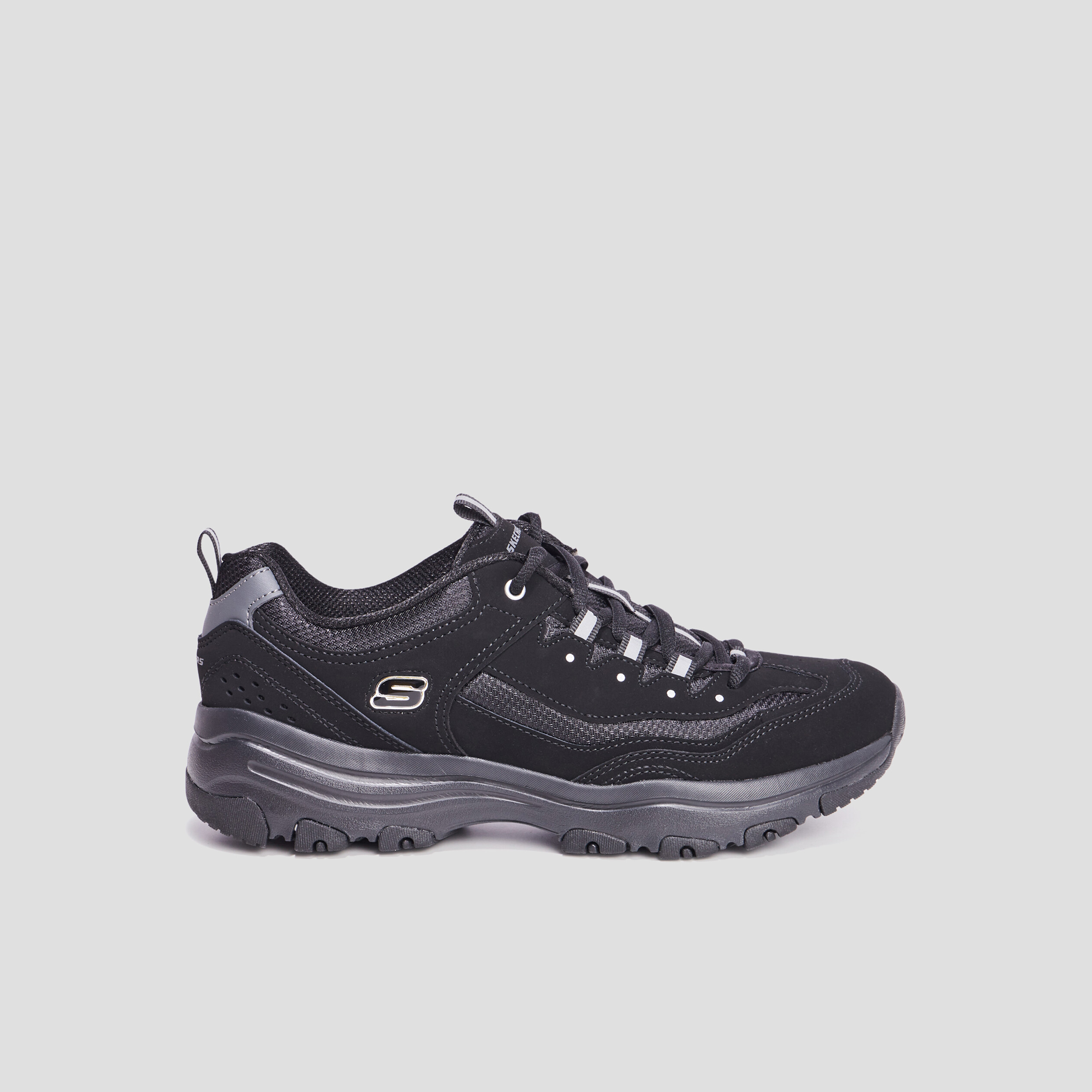 Baskets running mémoire forme Skechers noir femme | La Halle