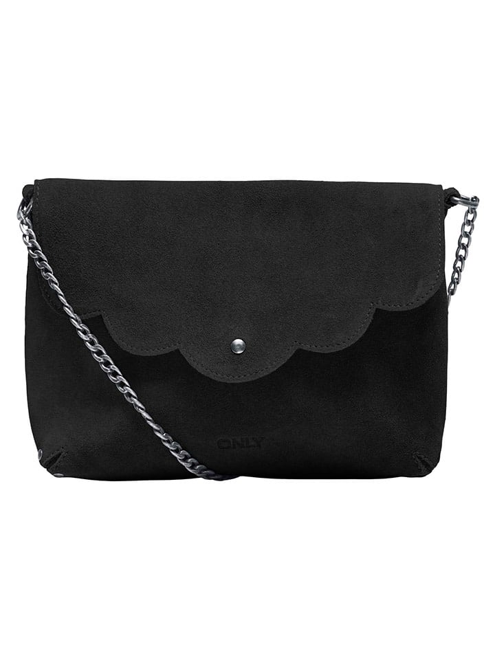 ONLY Leder-Umhängetasche in Schwarz günstig kaufen onesize