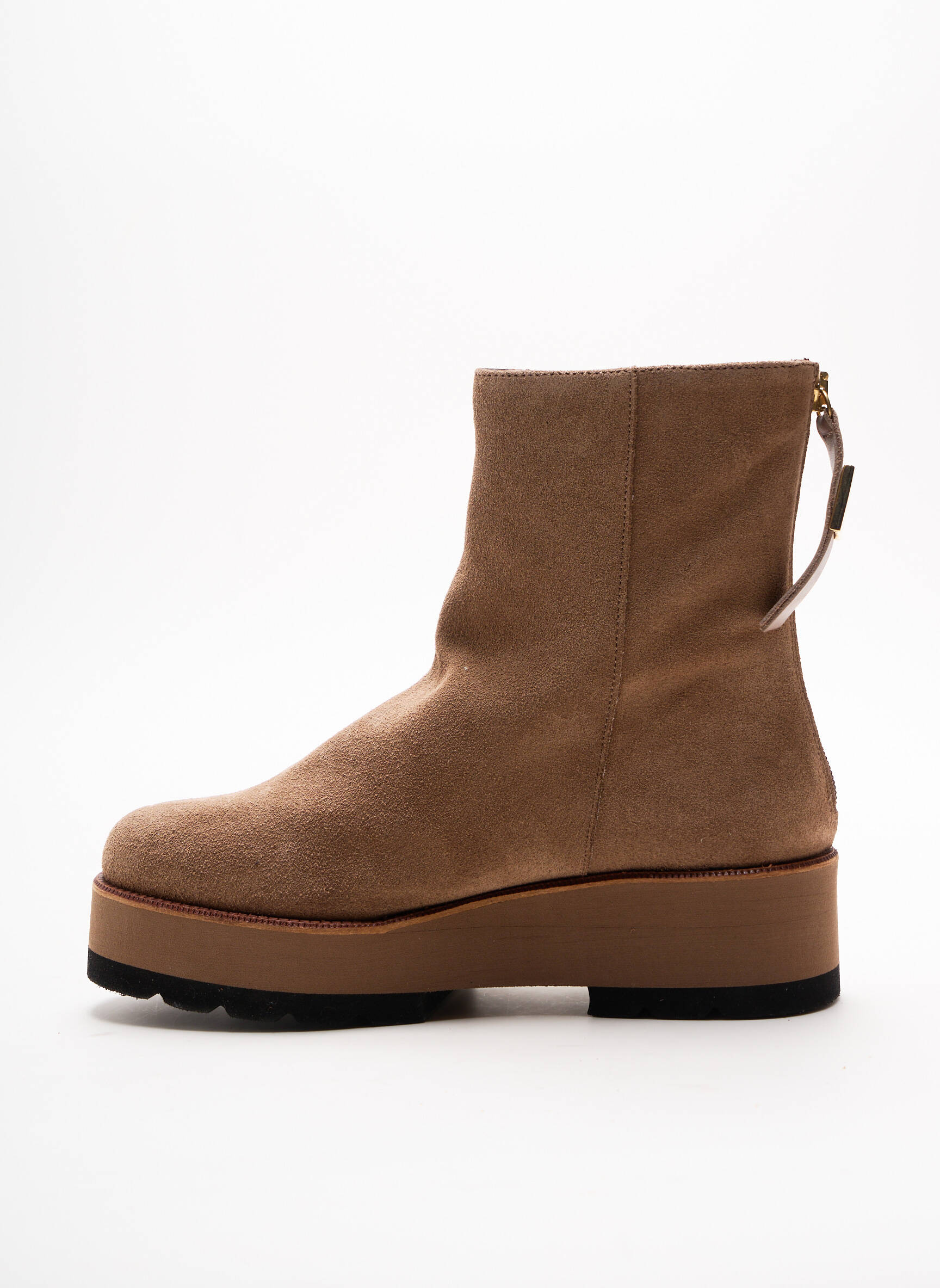Elysess Bottines Femme couleur beige