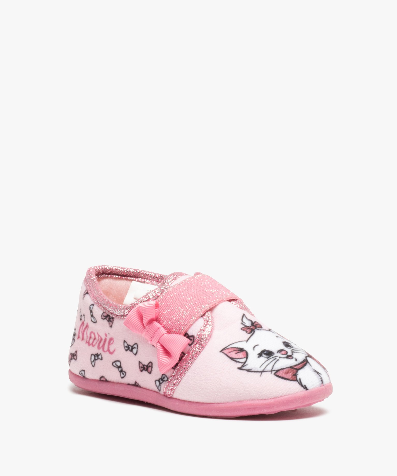 Chaussons en velours imprimés Aristochats fille – DS rose | GEMO