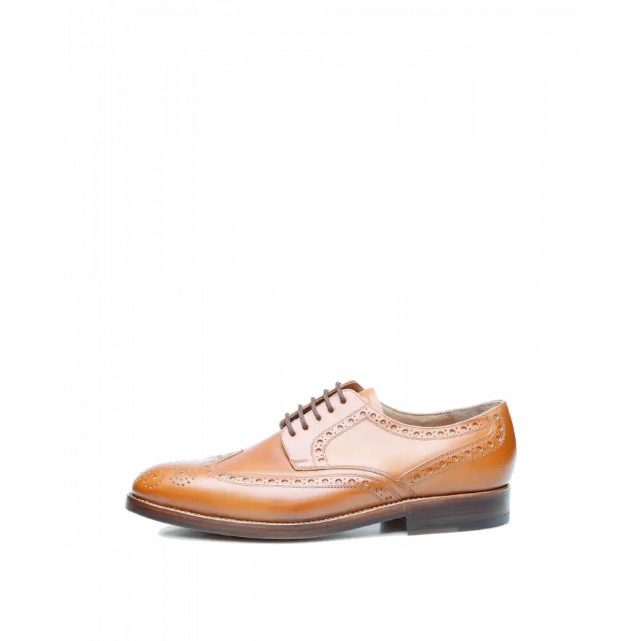 Heinrich Dinkelacker - Businessschuhe Budapester LUZERN FULL-BROGUE AC Kalbsleder - beige