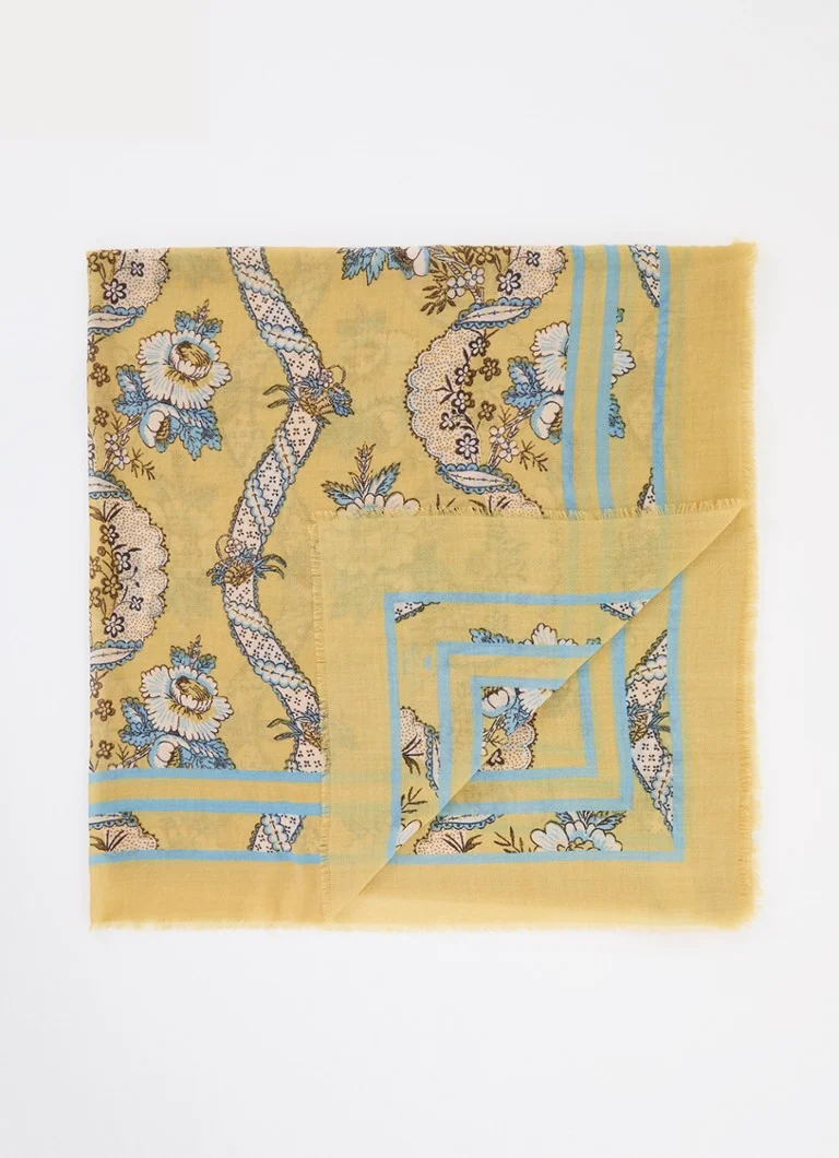 Eșarfă din lână MaxMara Pilly 120 x 120 cm