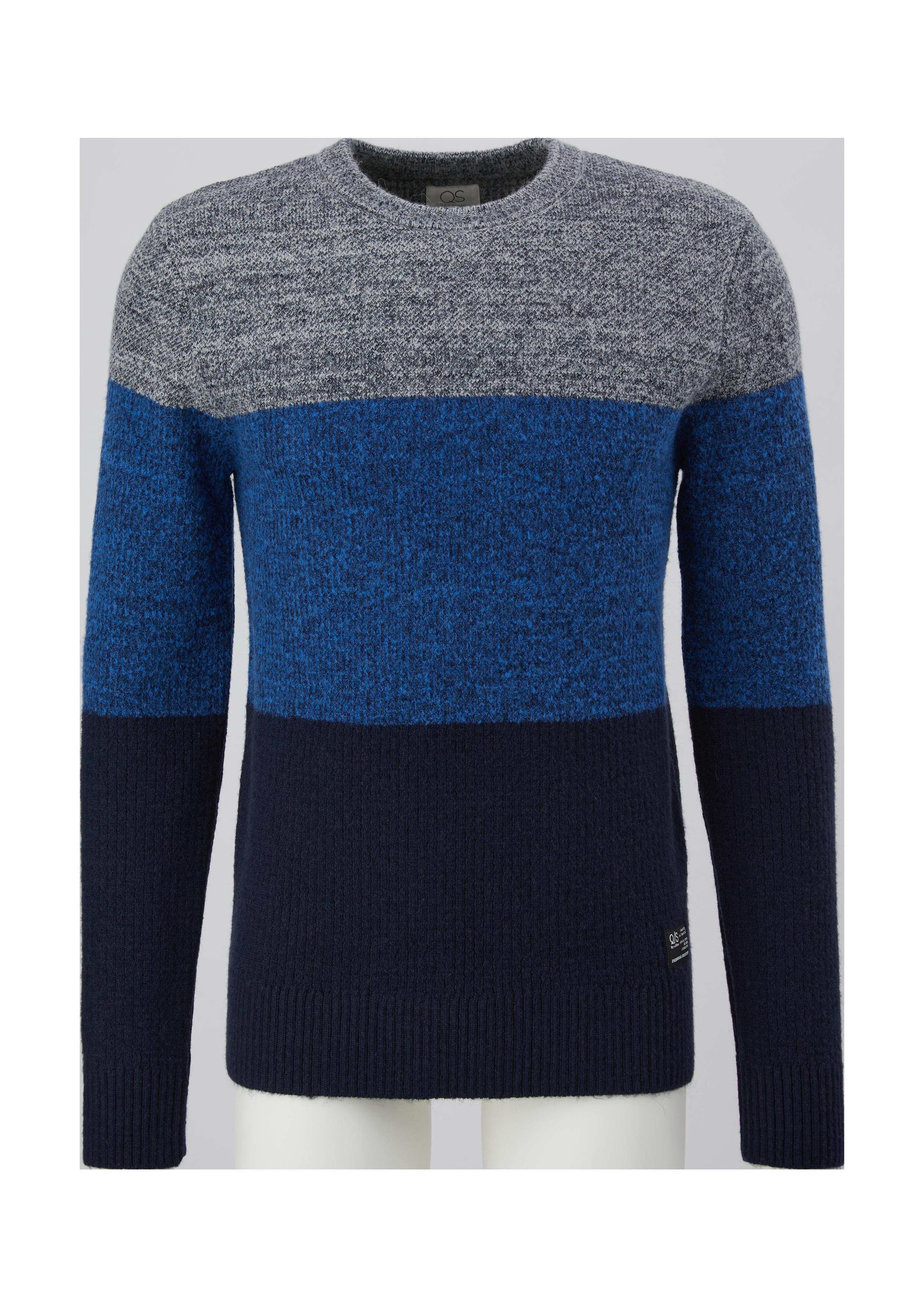 Strickpullover in Colour Blocking-Optik  2125667-59W0