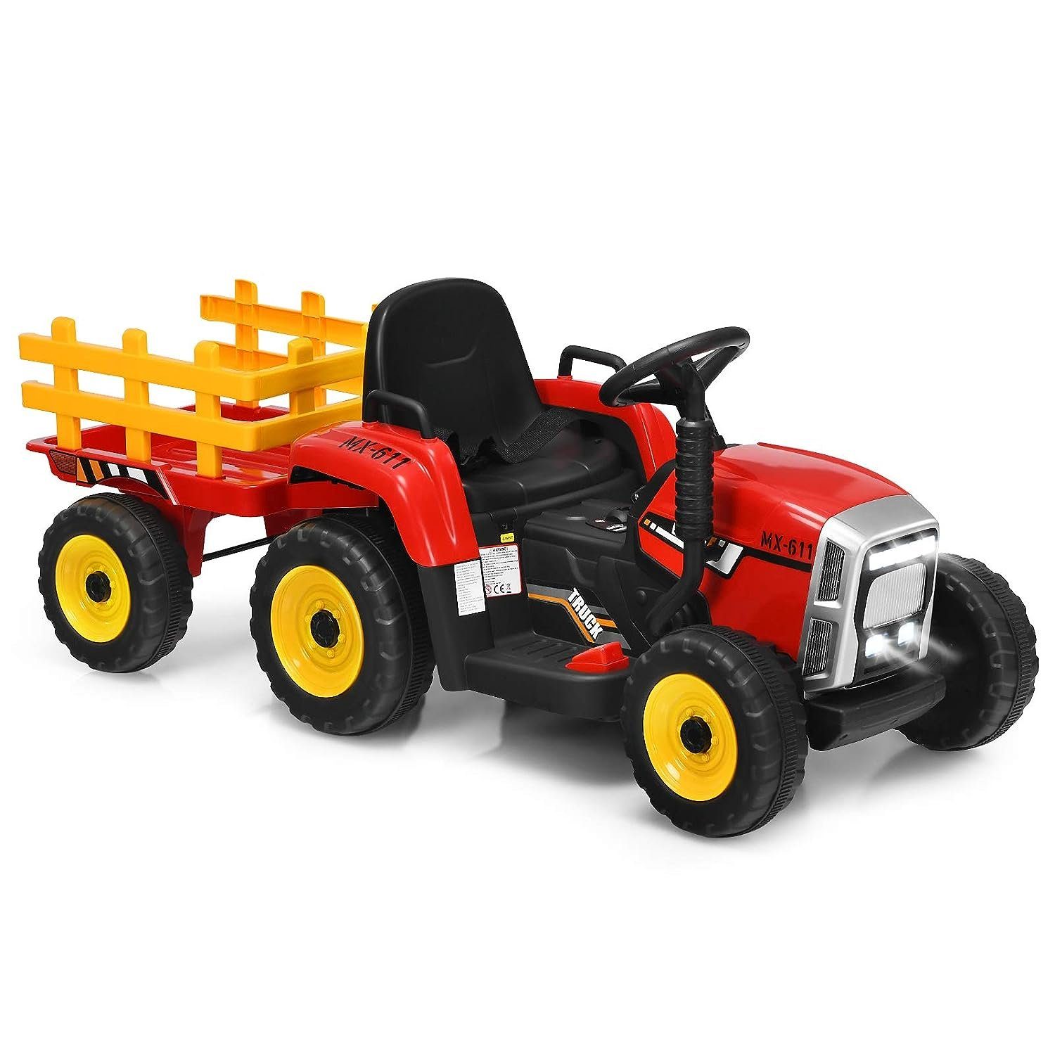 KOMFOTTEU electric children's car tractor, 30 kg load capacity, from 3 years