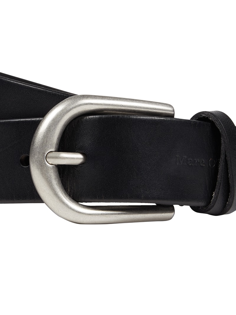 Gürtel mit Label-Details in schwarz