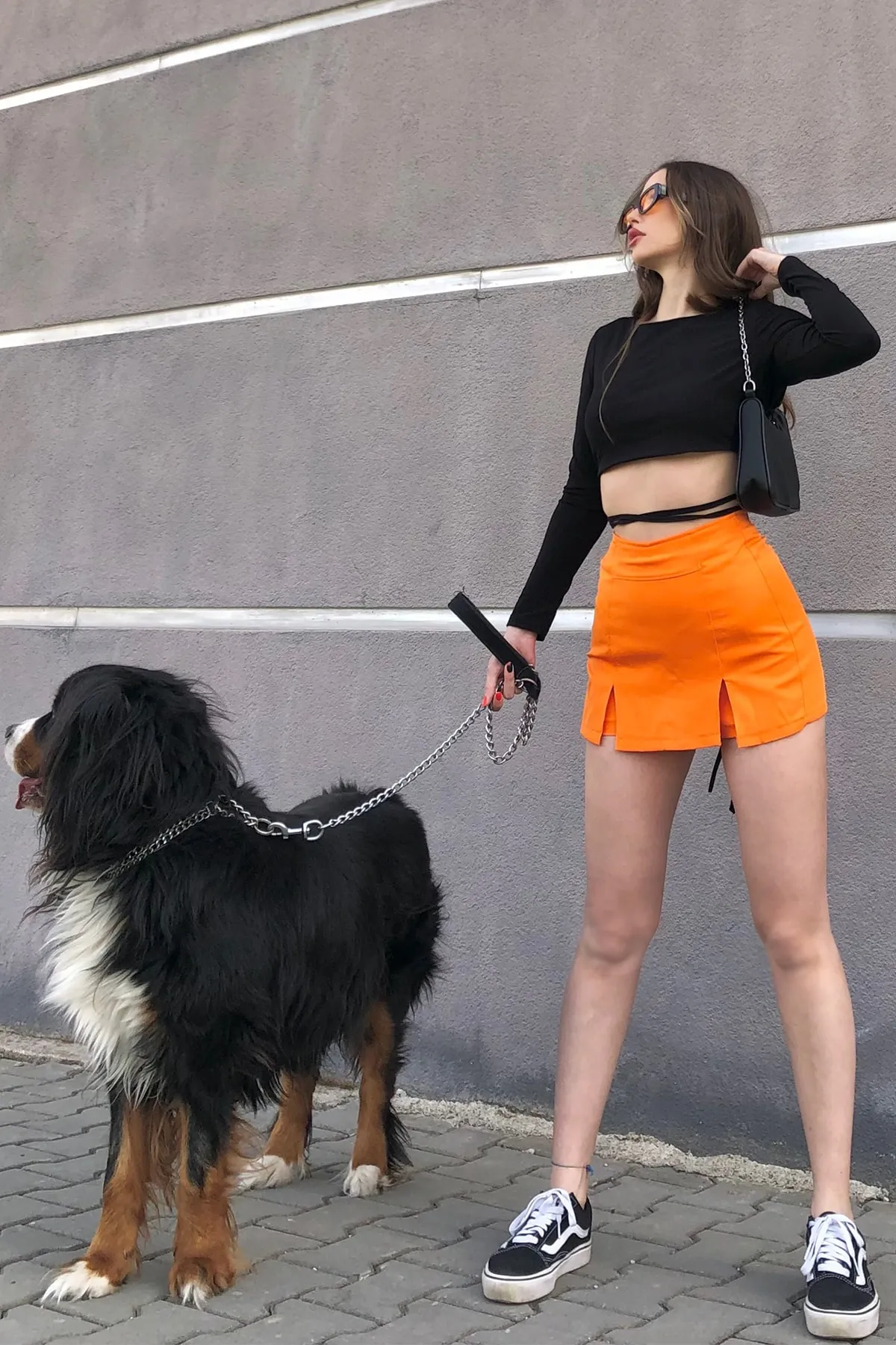 VAGGON  Shorts - Orange - Mittlerer Bund