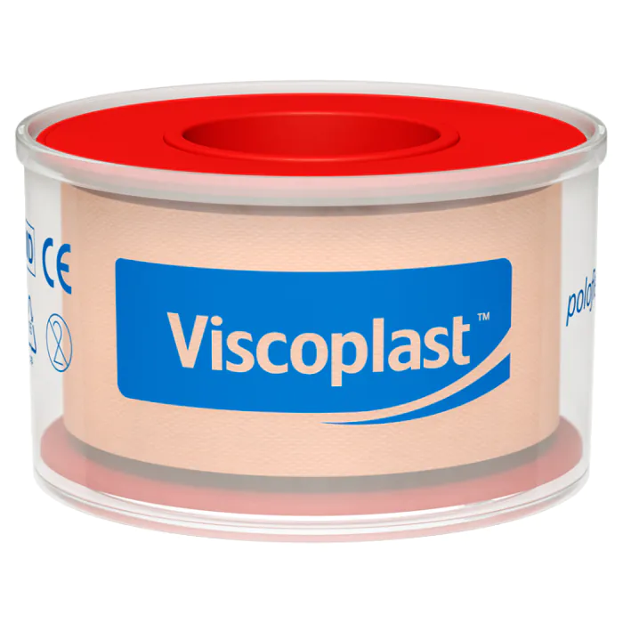 Fita adesiva elástica Viscoplast Poloflex, 0,025 x 4,2 m