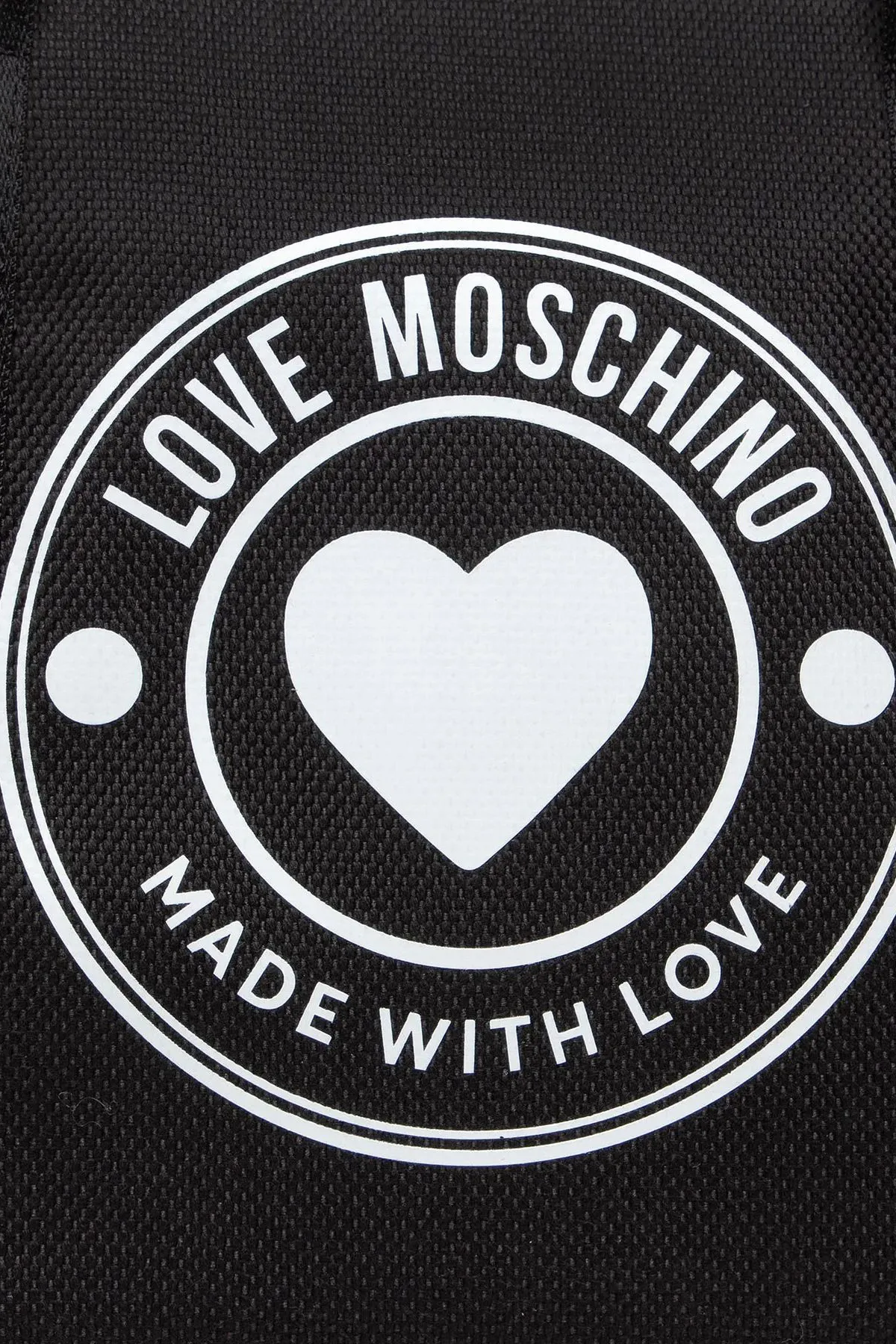 Love Moschino  Textile Kunstleder Schwarze Damen Umhängetasche Jc4017pp1e