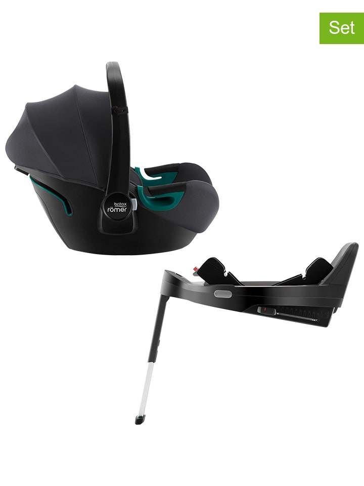 britax römer 2tlg. Set: Babyschale und Basisstation in Anthrazit - Gruppe 0  günstig kaufen onesize