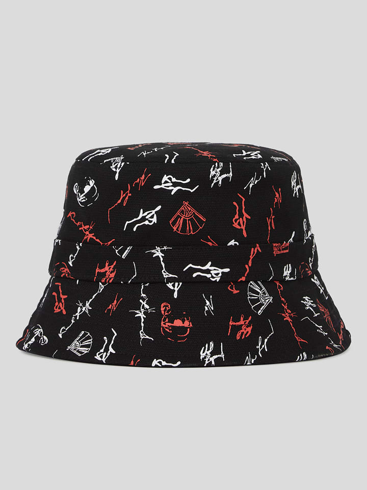 Karl Lagerfeld Fischerhut in Schwarz günstig kaufen onesize
