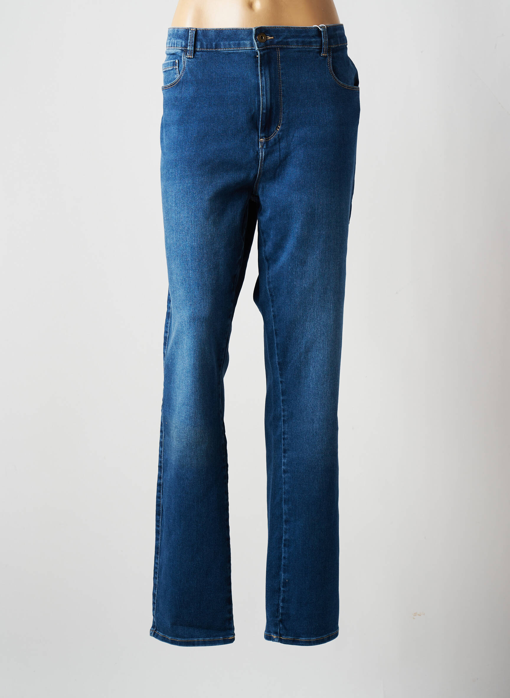 Only Carmakoma Jeans Skinny Femme couleur bleu