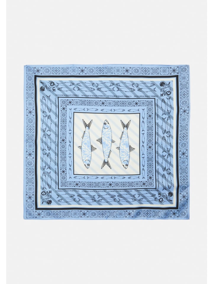 comma Tuch in Blau günstig kaufen onesize