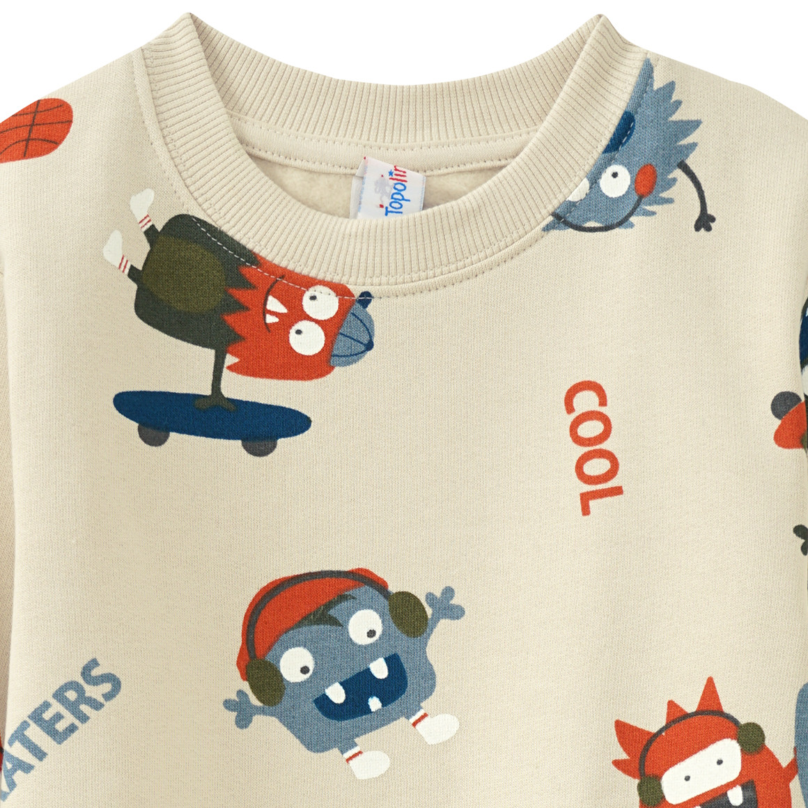 Kinder Sweatshirt mit Allover-Print