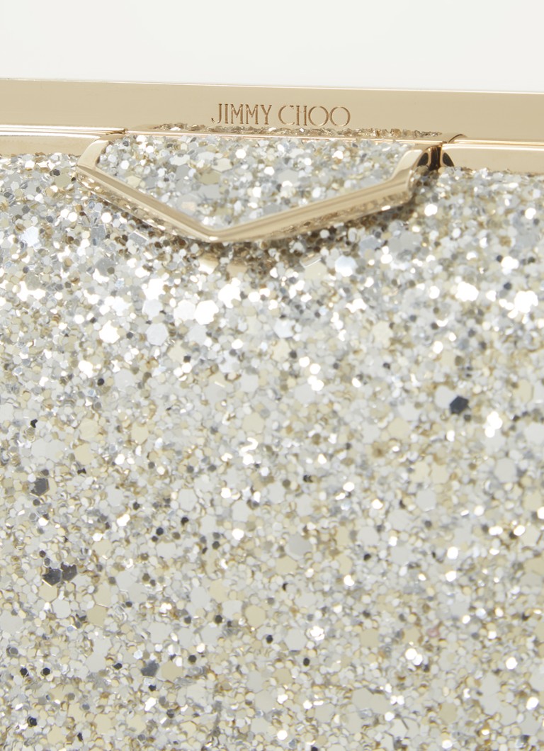 Clutch Jimmy Choo Ellipse com glitter