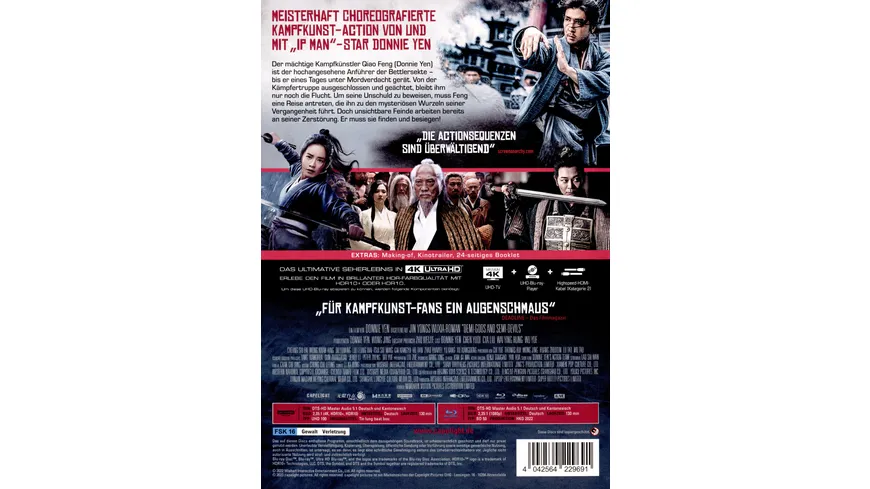 Donnie Yen's SAKRA - 2-Disc Limited Collector's Edition im Mediabook (UHD-Blu-tay + Blu-ray)